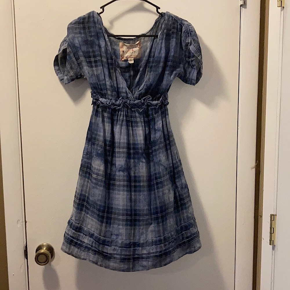 Chelsea & Violet Blue Plaid Dress